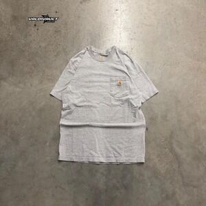Carhartt Pocket T Shirt Men's Medium Gray Workwear
